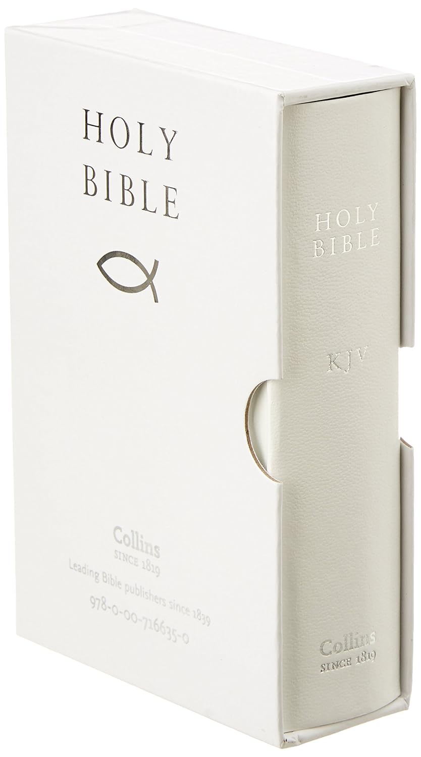 HOLY BIBLE: King James Version (KJV) White Pocket Gift Edition (12.9 x 8.5 x 3.3 cm ): For Weddings, Christenings, and Christian Gifts