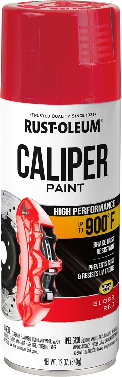 Rust-Oleum 251591 Caliper Spray Paint, 12 oz, Red
