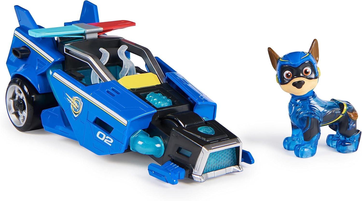 Paw Patrol Age 3+: The Mighty Movie Toy Car with Chase Mighty Pups Action Figure, Lights and Sounds, Kids’ Toys for Boys and Girls 3+