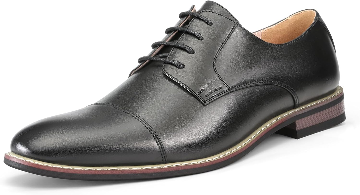 Bruno Marc Mens Oxfords Shoes, Men's Lace-ups Formal Dress Derby, Leather Shoes for Men in Smart Cacual Shoes for Walking, Parade, Brogues, Suit, Wedding