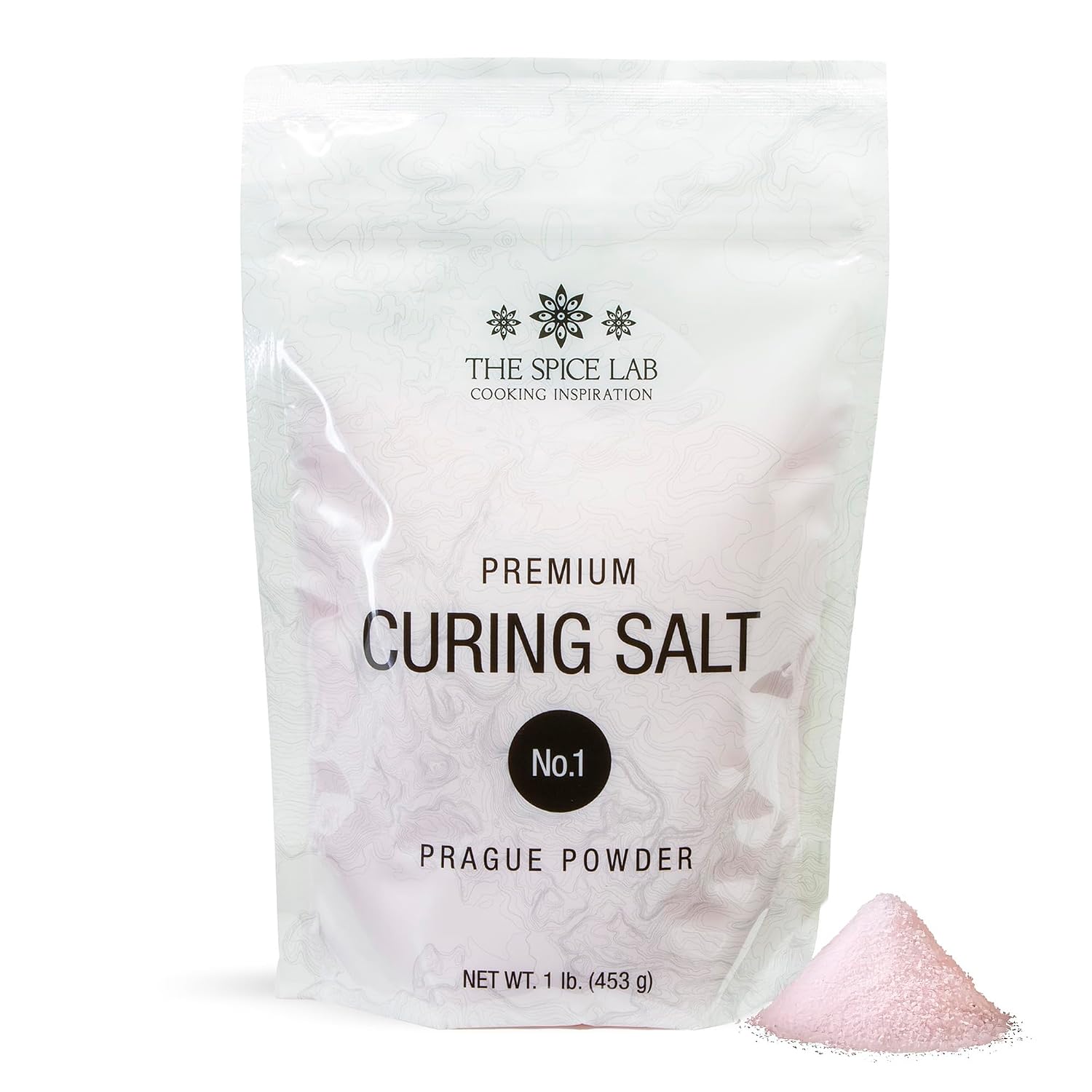 The Spice Lab Pink Curing Salt No. 1, Prague Powder 1, 1 lb Bag | 6.25% Sodium Nitrite Curing Salt for Meat, Game, Bacon Cure, Brining, Jerky, Brisket and Corned Beef - Made in USA