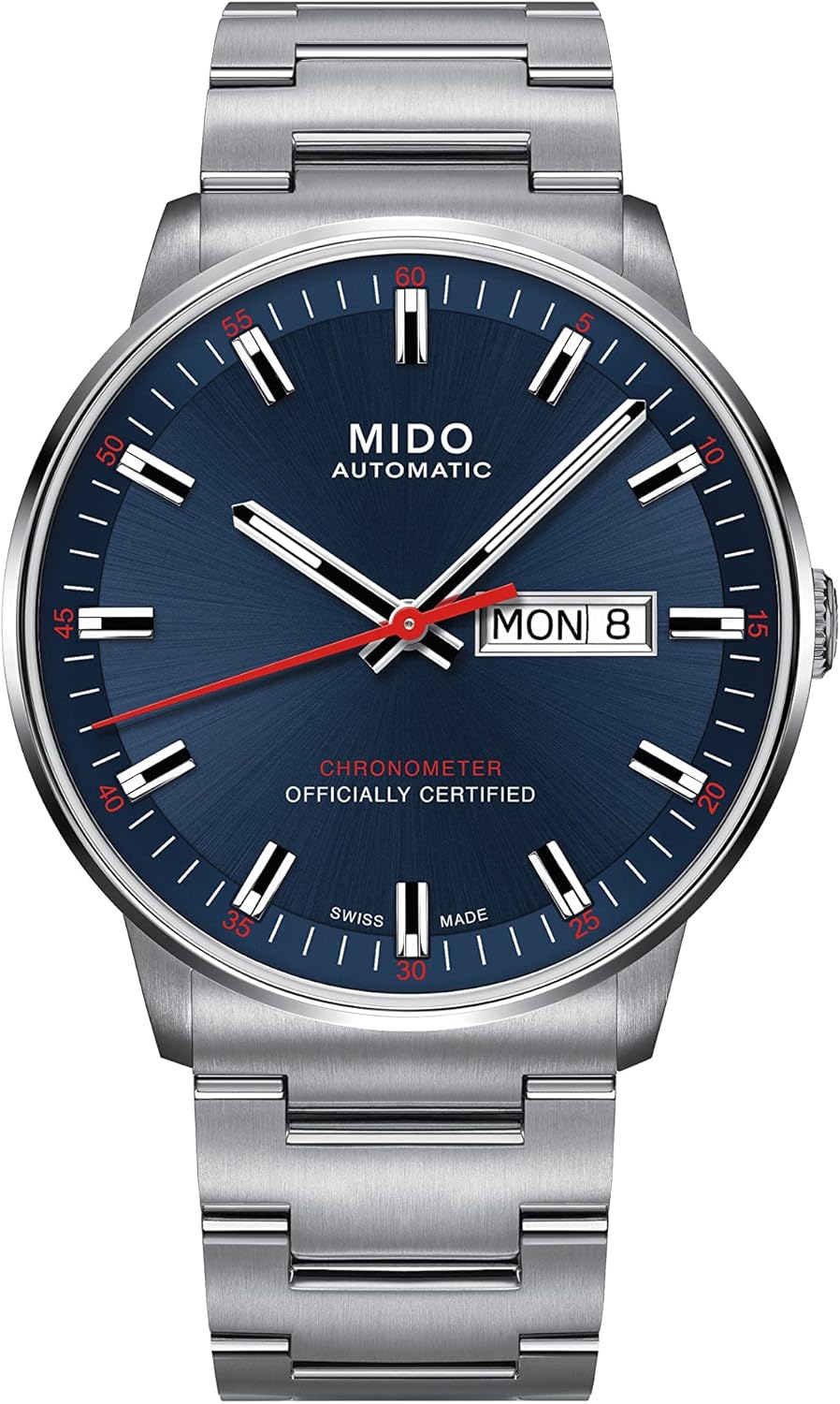 Mido Men's Automatic Watch Commander II Analogue Stainless Steel M0214311104100