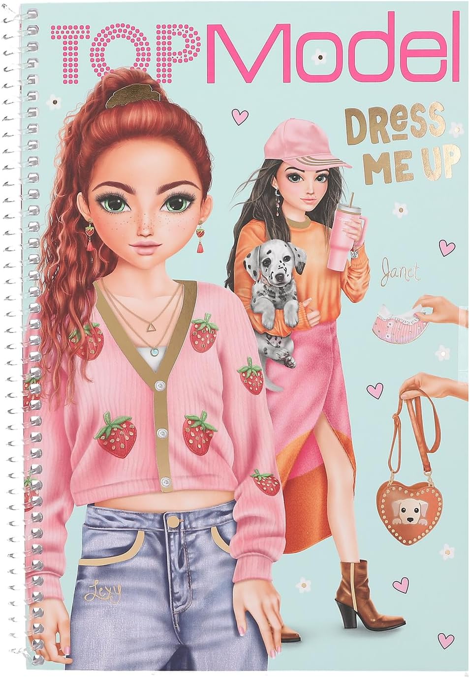 Topmodel Dress Me Up Lexy and Janet Colouring Activity Book with Stickers