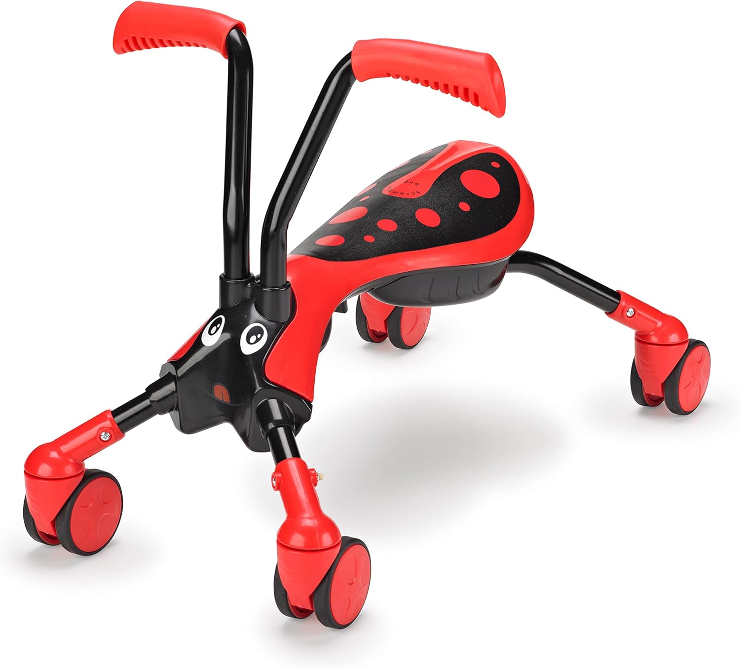 Scramblebug Beetle 4-Wheel Balance Bike Trike For 1-3 Year Old Toddlers, Fold and Go, Push Ride-On Trike That Develops Your Toddler’s Balance and Motor Skills, 360 Wheels for No Surface Scratches