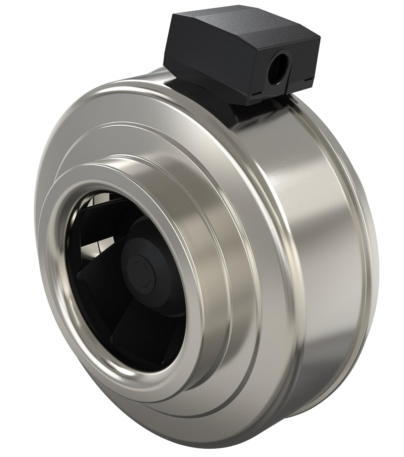 Fantech FG 6XL Inline 6" Centrifugal Duct Fan, Metal Housing, 483 CFM, 120V