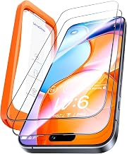 UltraGlass Unbreak Top 9H+ Glass for iPhone 16 Pro Screen Protector 6.3" [12FT Military Grade Shatterproof] Screen Protector 16 Pro Tempered Glass [Longest Durable] Full Coverage 16Pro, 2 Pack