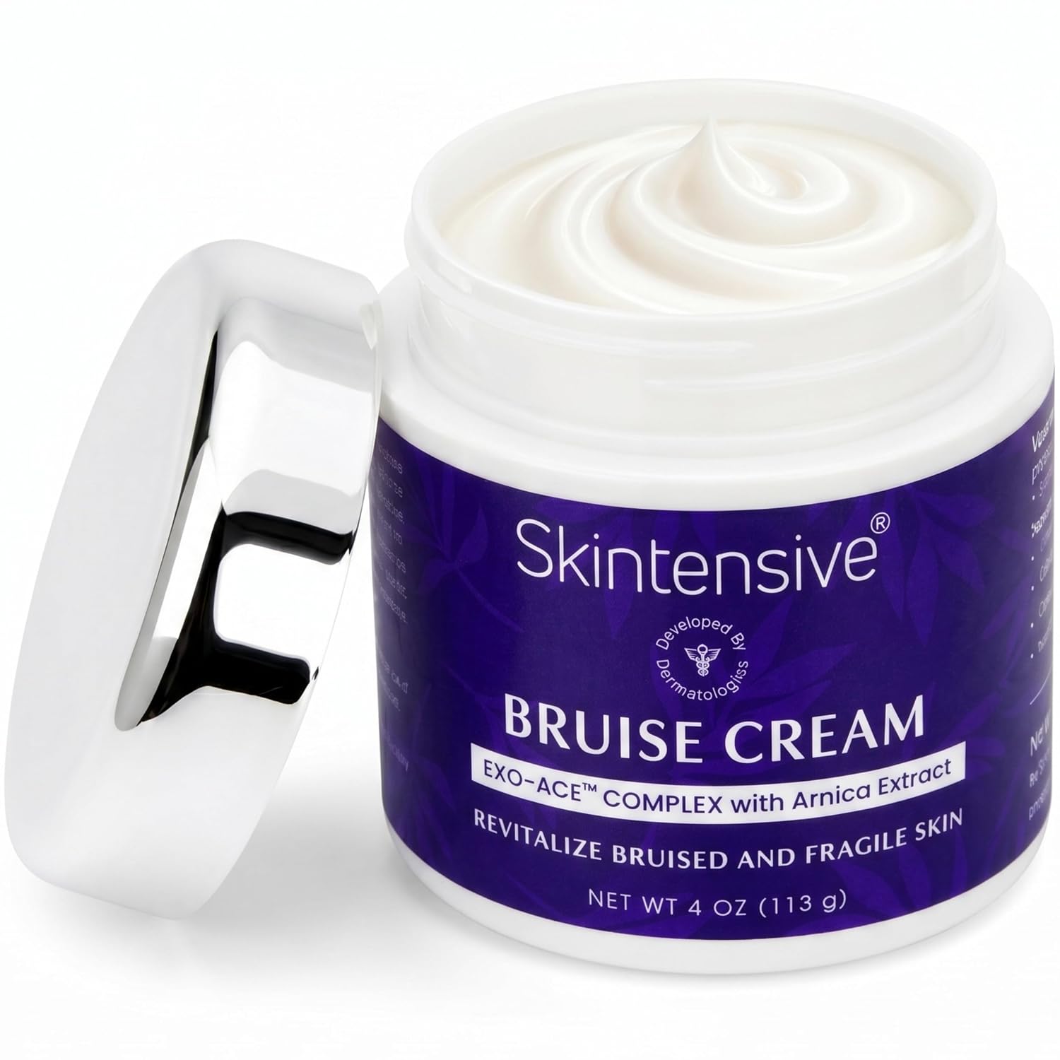 SKINTENSIVE Arnica Bruise Cream for Thin Skin – Vitamin K Cream for Bruises & Skin Discoloration, Moisturizing Arnica Cream for Seniors, Non-Greasy Formula, 4 Oz