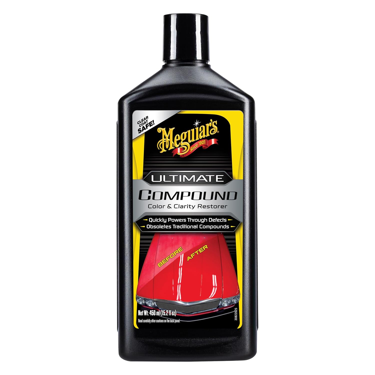Meguiar's Ultimate Compound Colour & Clarity Restorer 450ml for Hand or Machine Polisher Application - G17216EU (Packaging may vary)