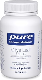 Pure Encapsulations Olive Leaf Extract | Hypoallergenic Supplement Supports Immune System and Healthy Intestinal Environment | 60 Capsules