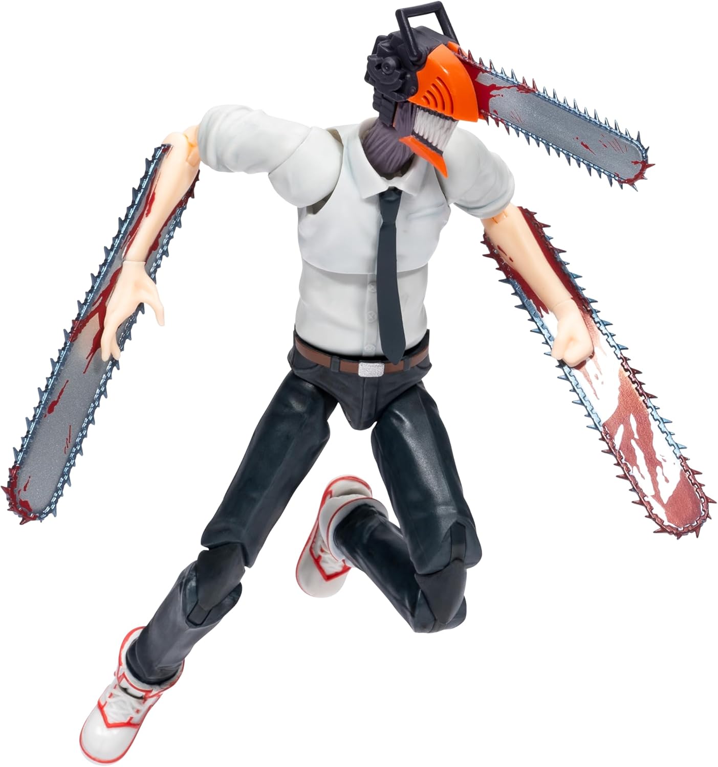 Total Anime Chainsaw Man - 6.5-Inch Figure with Alternate Head and Arms Plus Swappable Mouthpiece