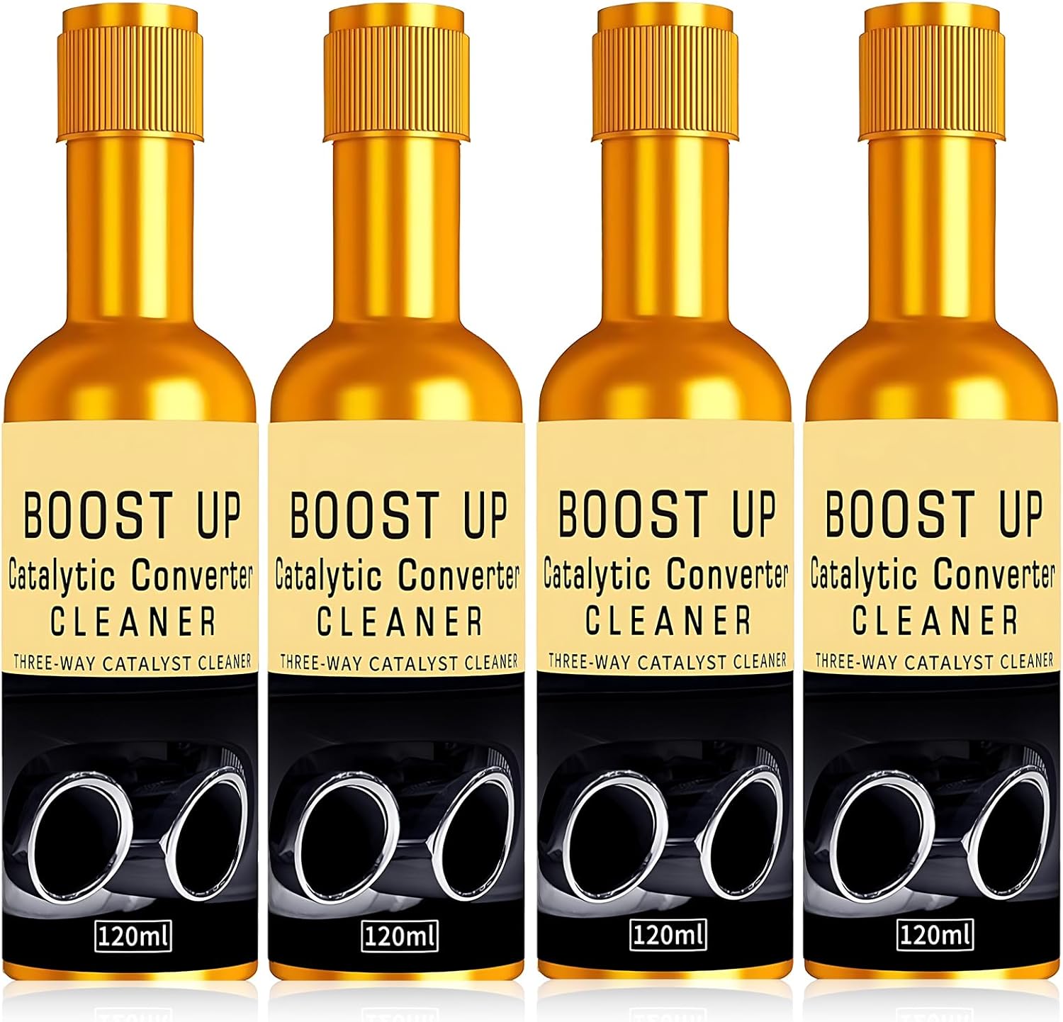 ZORVEXLYNX 4PCS Catalytic Converter Cleaner, Catalytic Convertor Cleaner Petrol - Advanced Fuel System Treatment for Diesel & Petrol Engines, Injector and Emission Maintenance