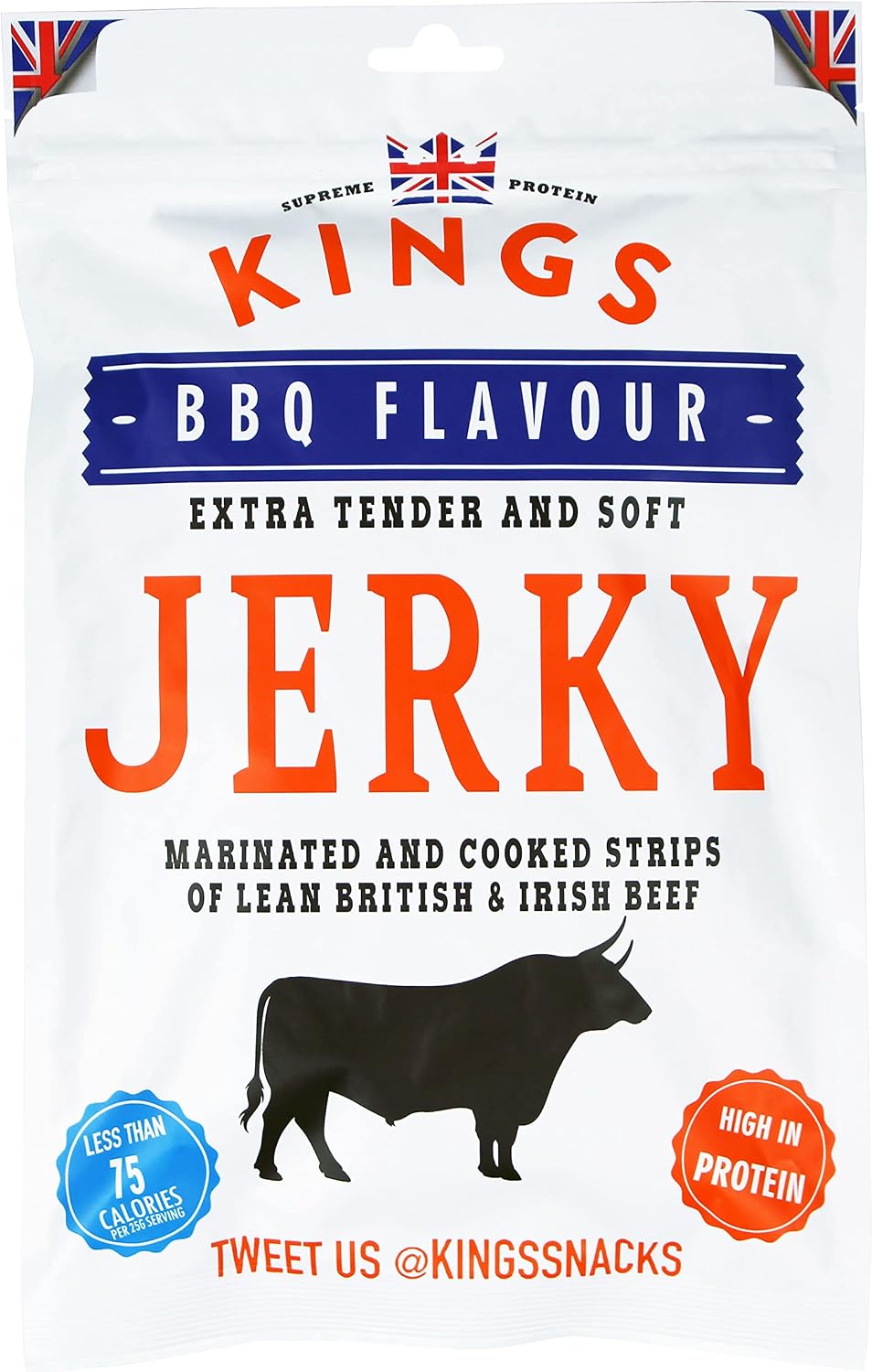 Kings Elite Snacks Kings BBQ Beef Jerky, 350 g