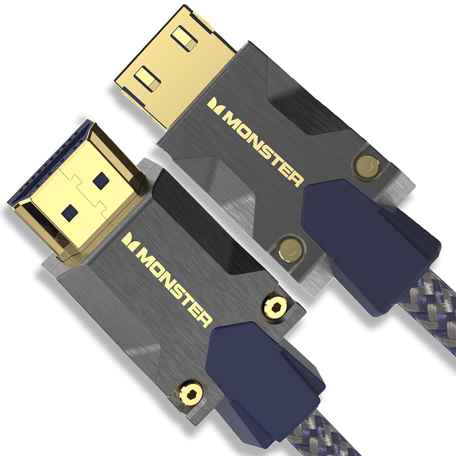 Monster M-Series 3000 Certified Premium 8K High Speed - 2.1, 4K 120Hz , 48 Gbps- HDMI Cables for Apple TV, Roku, Smart TV, Laptop, Montior - 4.9 ft