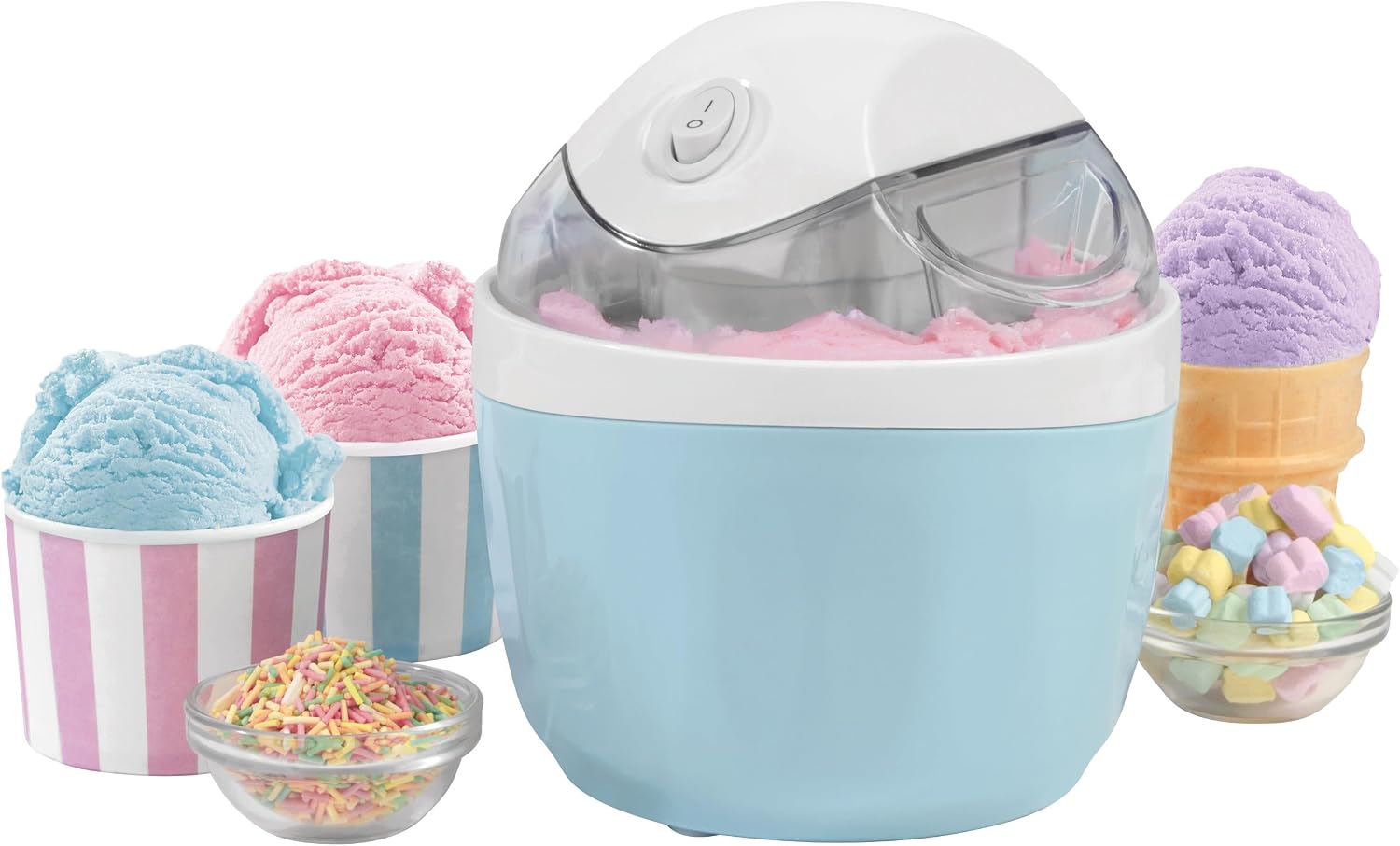 Giles & Posner Sorbet Gloss Ice Cream Maker, 0.5L Electric