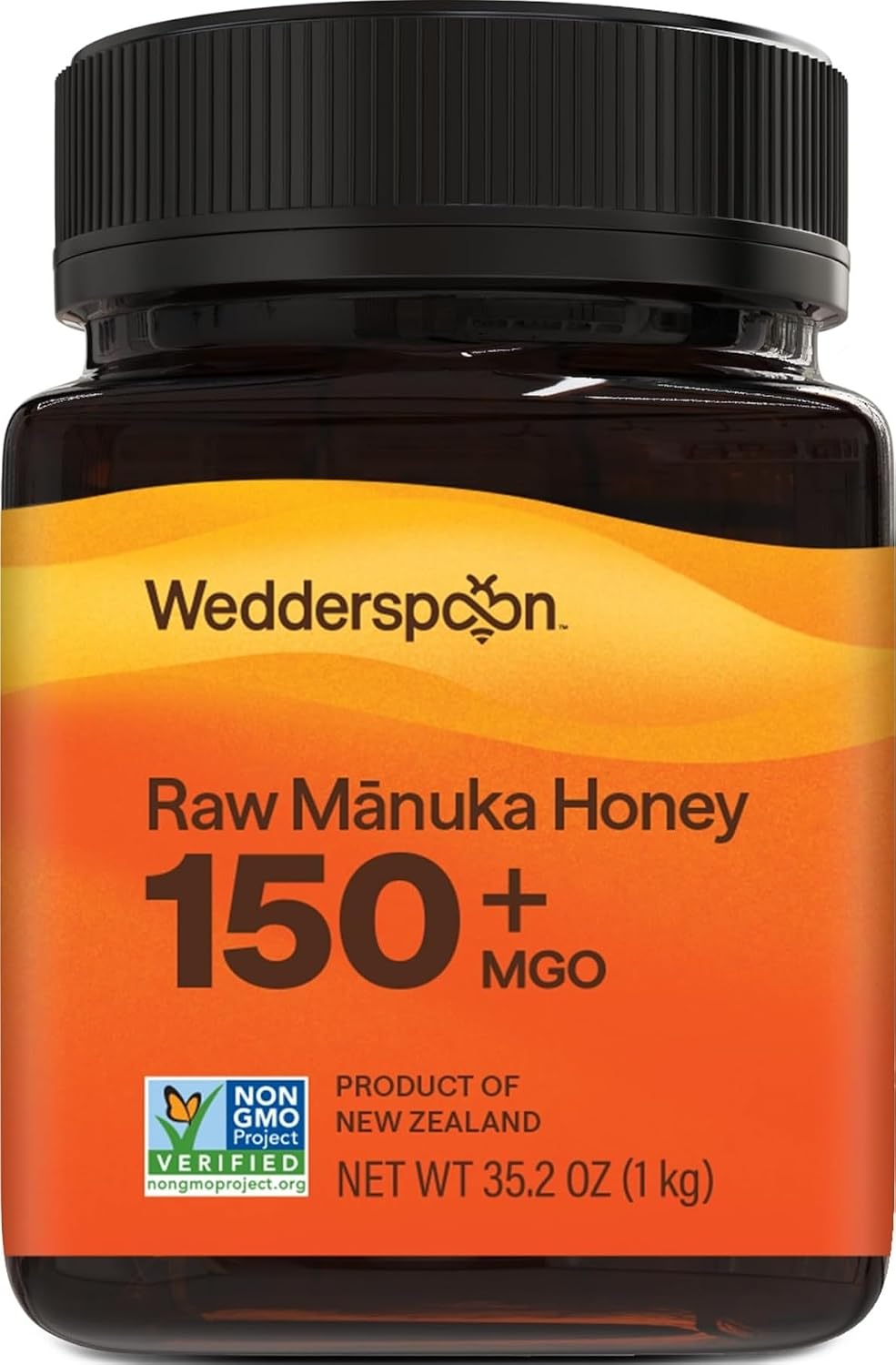 Wedderspoon Raw Manuka Honey 150+ MGO, 35.2 Oz