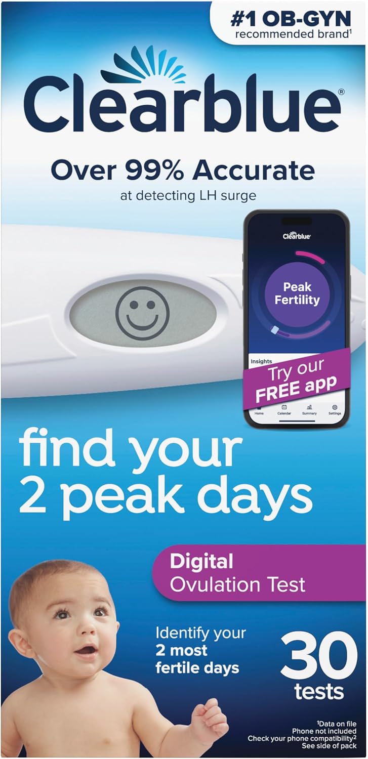 Clearblue Digital Ovulation Test, 30 Ct