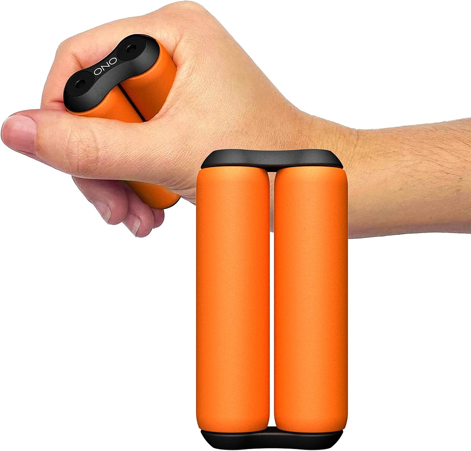 ONO Roller Jr Orange - Silent Fidget Toys for Promoting Focus & Stress Relief - Helps Develop Fine Motor Skills & Ease Skin & Nail Picking - Sized for Small Hands, Quiet Sensory Toy