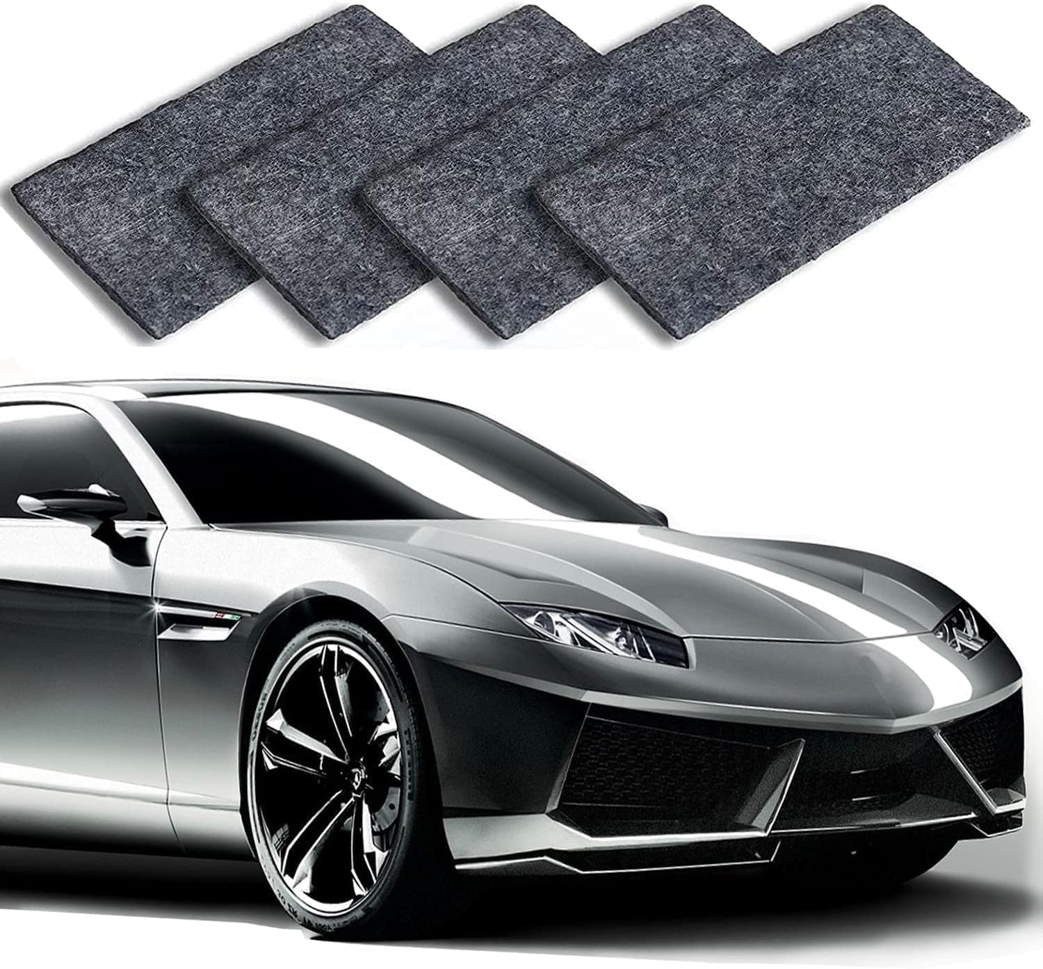 PEKOIU nano sparkle cloth car scratch remover 2024 4PACK 20240422