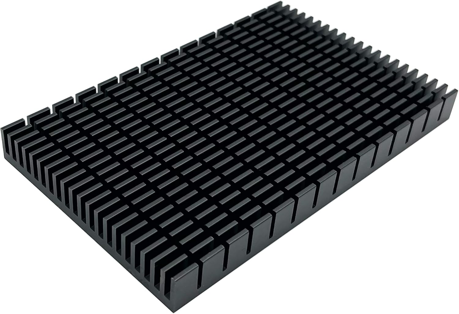 Awxlumv Aluminum Heat Sink 150mmx93mmx15mm/ 5.9x3.66x0.59 inch High Power Large Heatsink Module Cooler Fin for PCB Board LED Motherboard Cooling GPU Backplate Radiator Routers RTX 3090 3080 Black