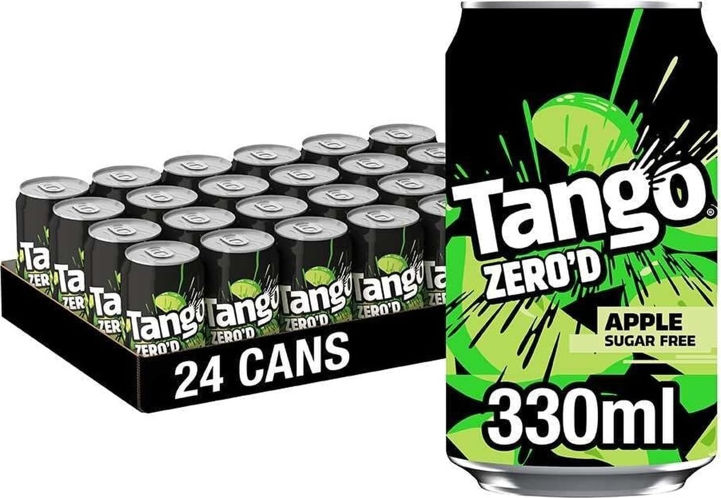 Tango Apple Sugar Free, 330ml, Pack of 24