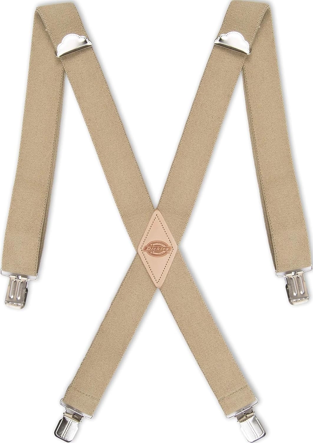 Dickies Men’s 1-1/4" Solid Straight Clip Suspender – Adjustable Fit, Heavy-Duty Clips