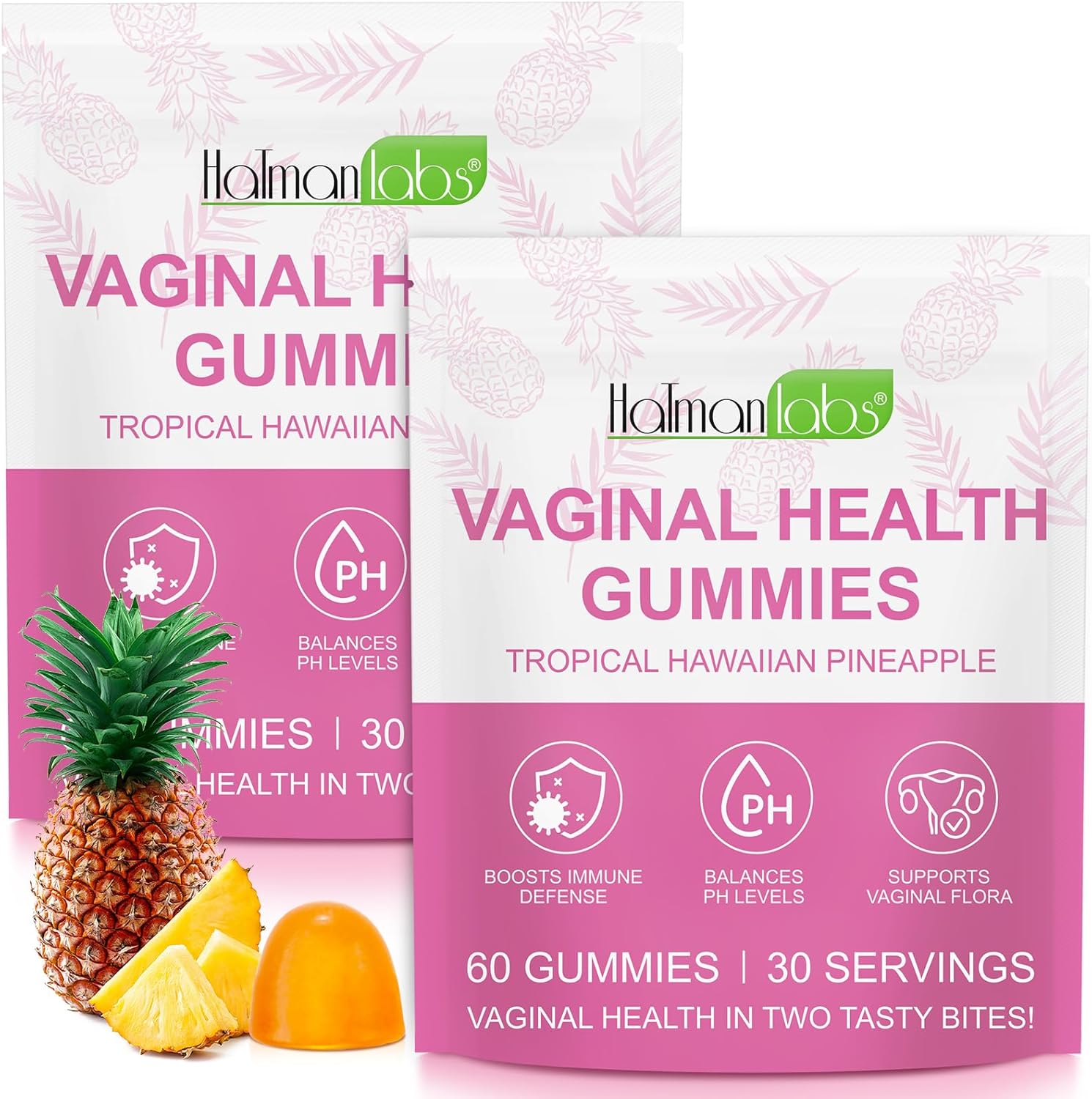120 Count Vaginal Probiotics Gummies, PH Balance for Women, Premium Feminine Balance Gummies for Women, Improve Immune, Women's Vaginal Health Supplement