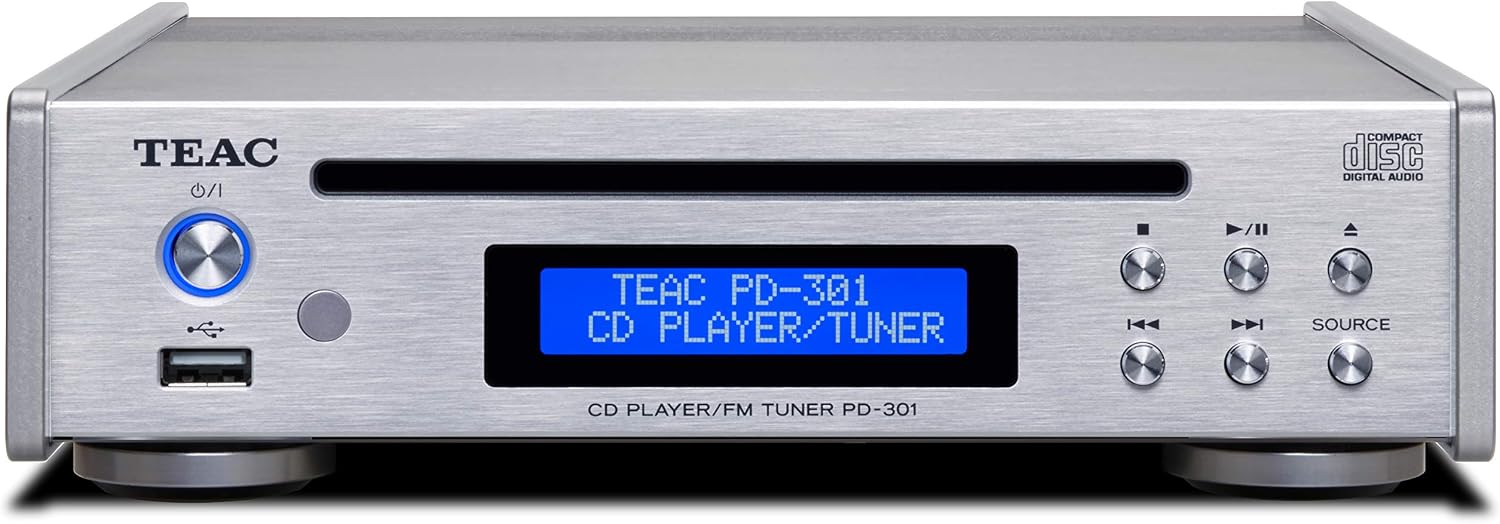 TEAC PD-301-X CD Player Slot-in Type Black Released in 2022 (Silver)