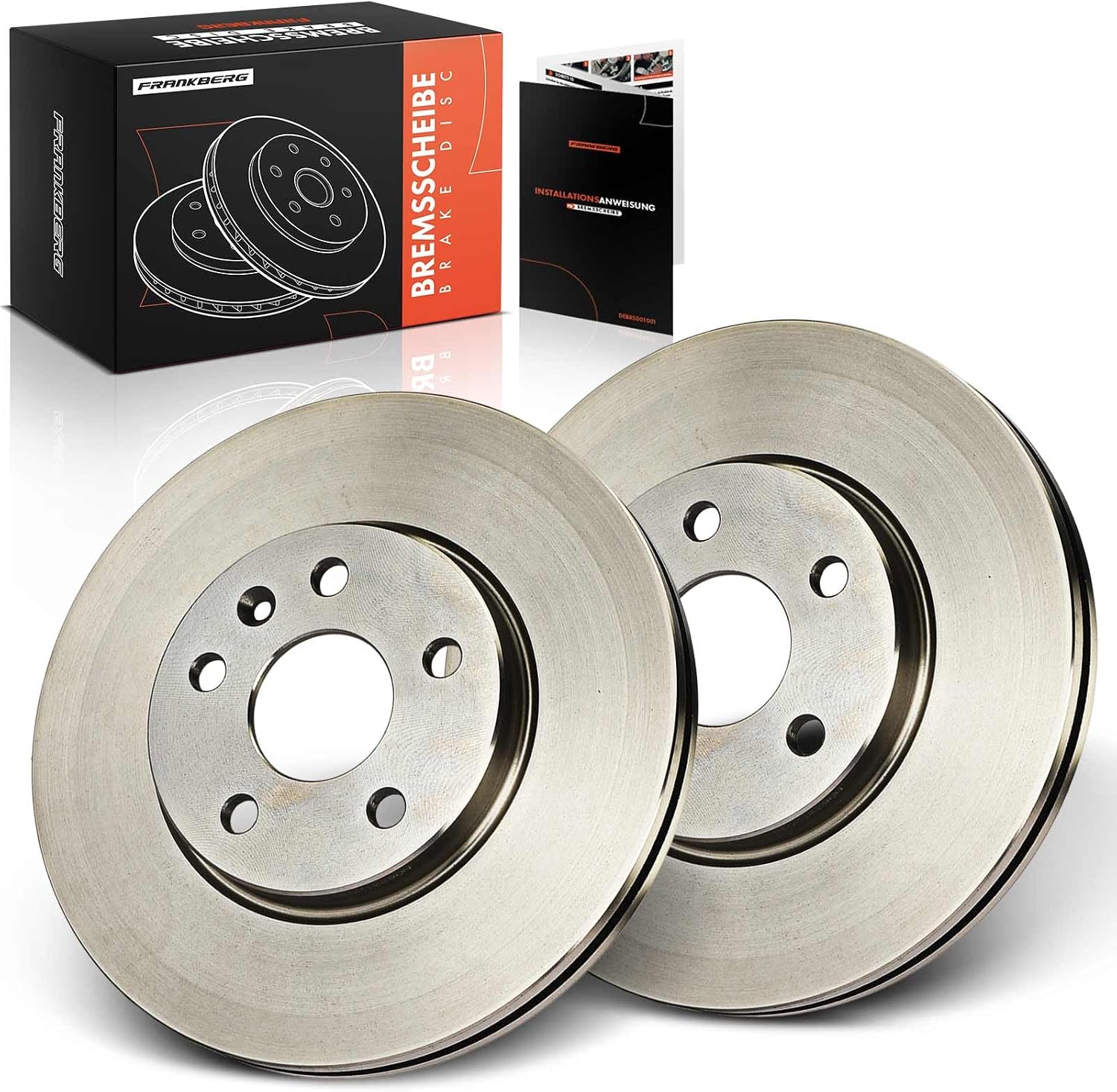 Frankberg 2x Front brake discs Ventilated ⌀276mm 13502045
