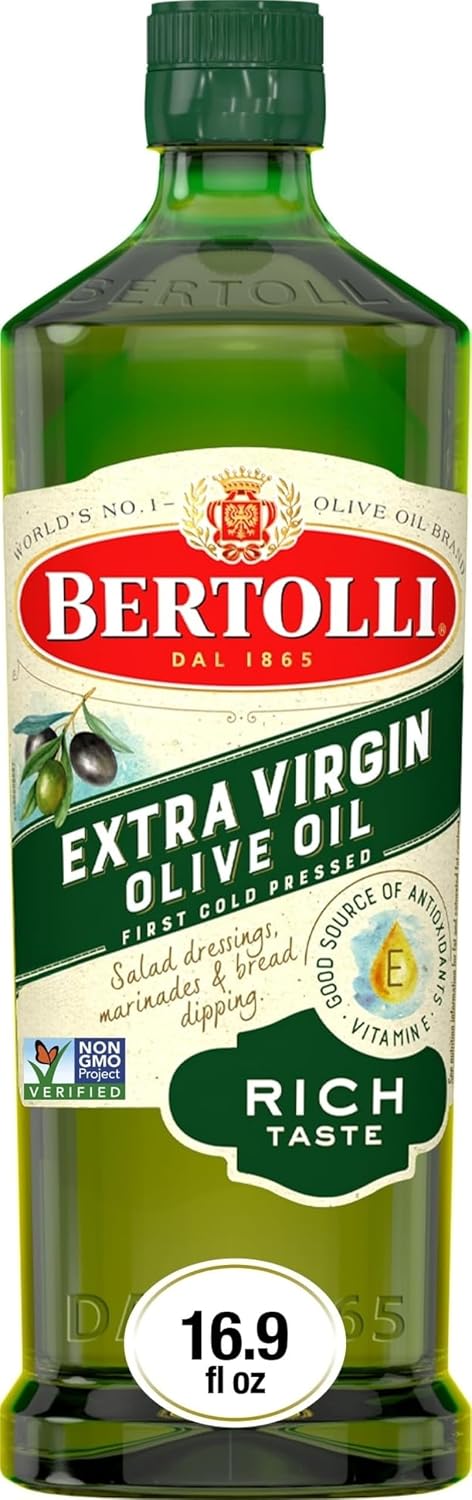 Bertolli Extra Virgin Olive Oil, Rich Taste, First Cold Pressed, 16.9 fl oz