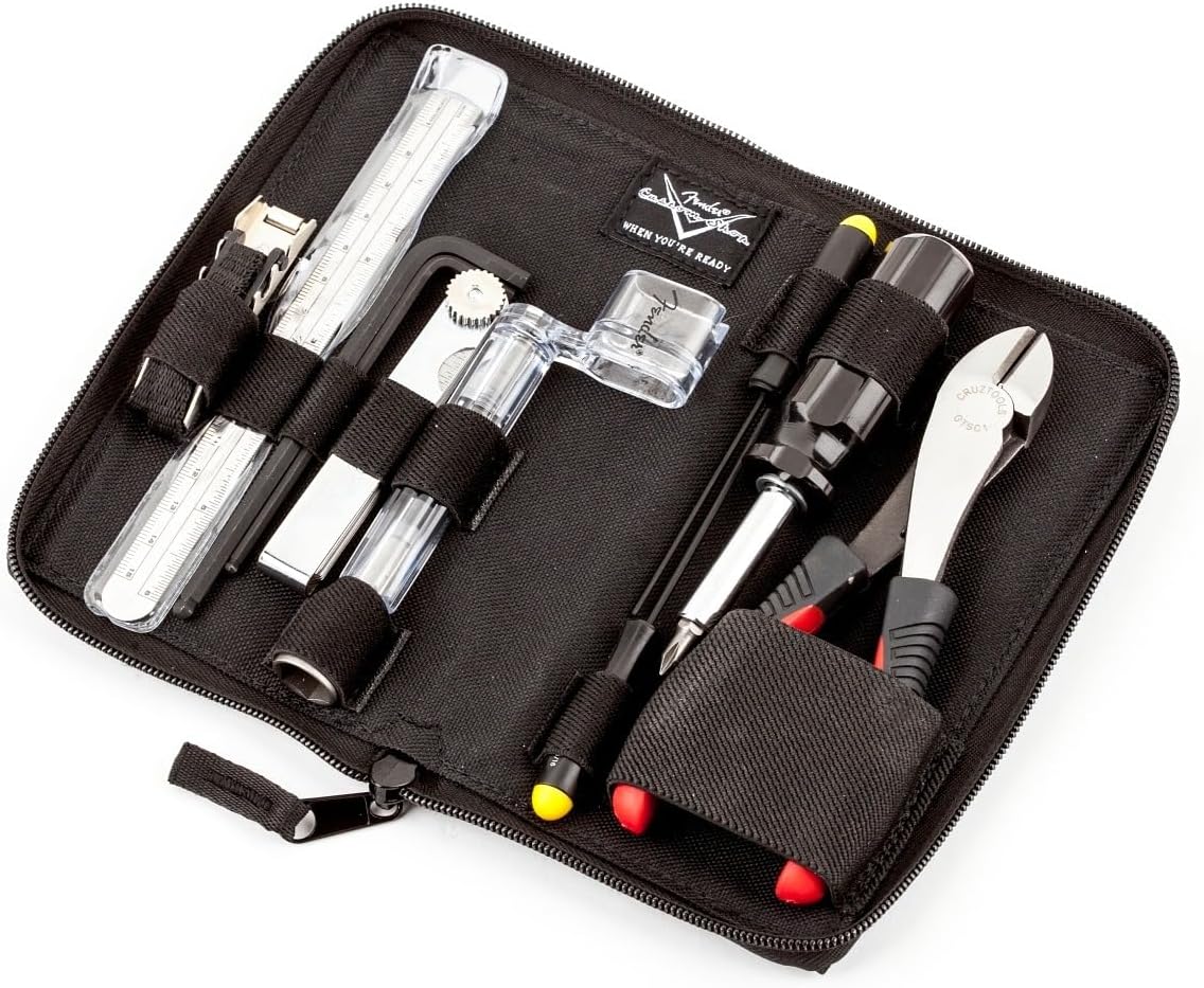 Fender Custom Shop Guitar Tool Kit by GrooveTech, Electric Setup, 15 pc