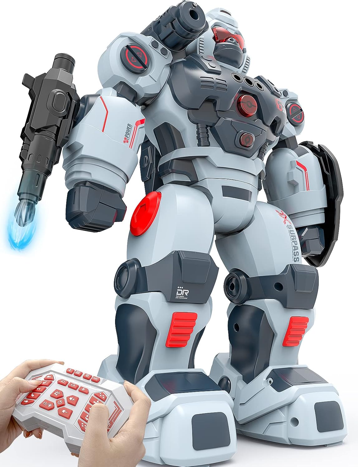 Robot Toys for Boys Kids 5-7 Year Old Remote Control Robots Gifts for 6-8 Birthday Present Toy Hand Gesture RC Sensing 2022 hot Smart programmable Robotics for 3 4 6 9 10 11 and up