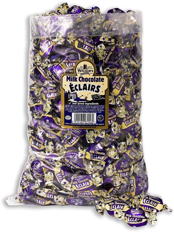 WALKERS NONSUCH TOFFEE Walker's Nonsuch Chocolate Eclairs 500g