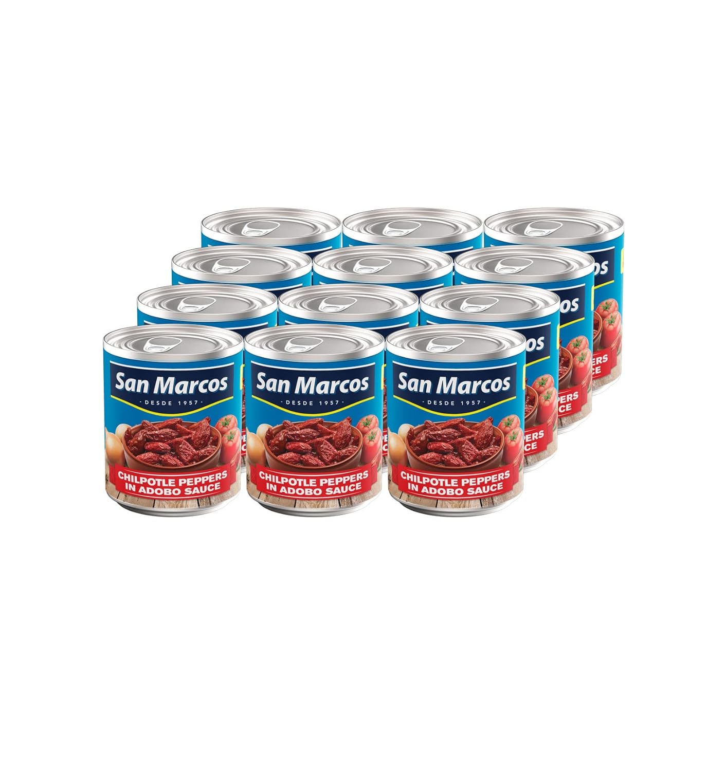 San Marcos Chipotle Peppers Adobo Sauce (11Oz )
