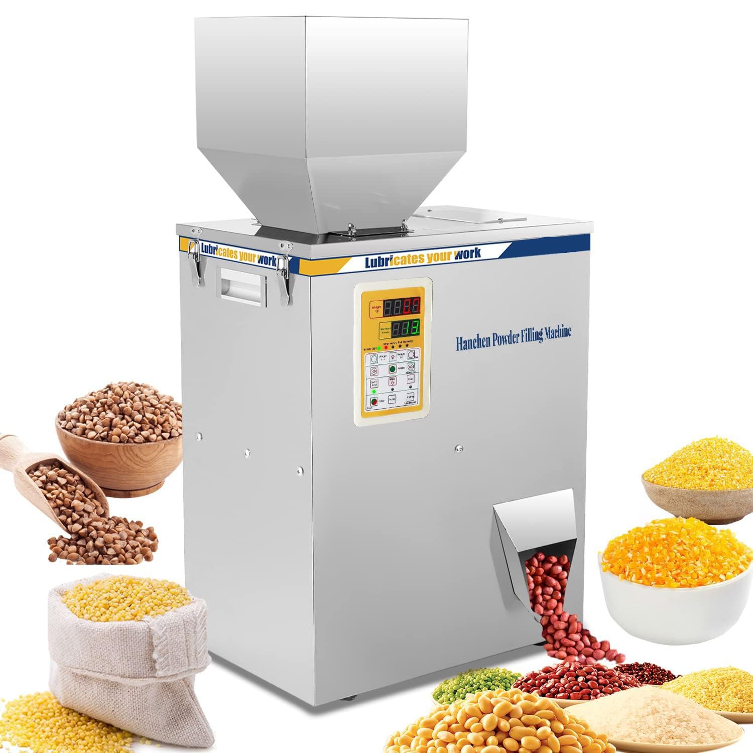 Hanchen Automatic Powder Filling Machine 10-500g Particle Filling Machine