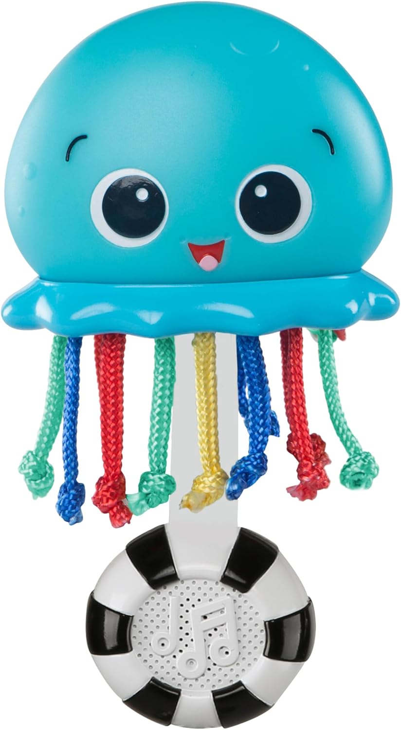 Baby Einstein Ocean Glow Sensory Shaker Musical Toy, Ages Newborn +
