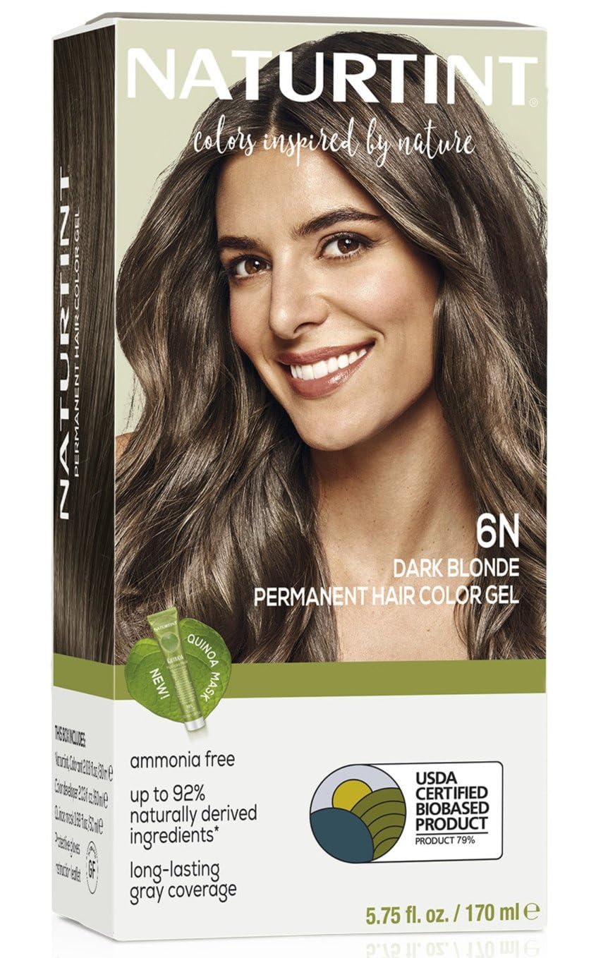 Naturtint Permanent Hair Colour, 6N Dark Blond, Dark Blond