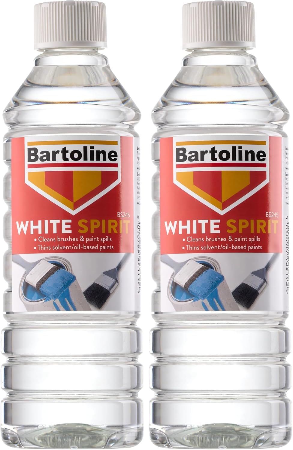 Bartoline White Spirit 500ml – High-Quality Paint Thinner & Brush Cleaner for DIY (Pack of 2)