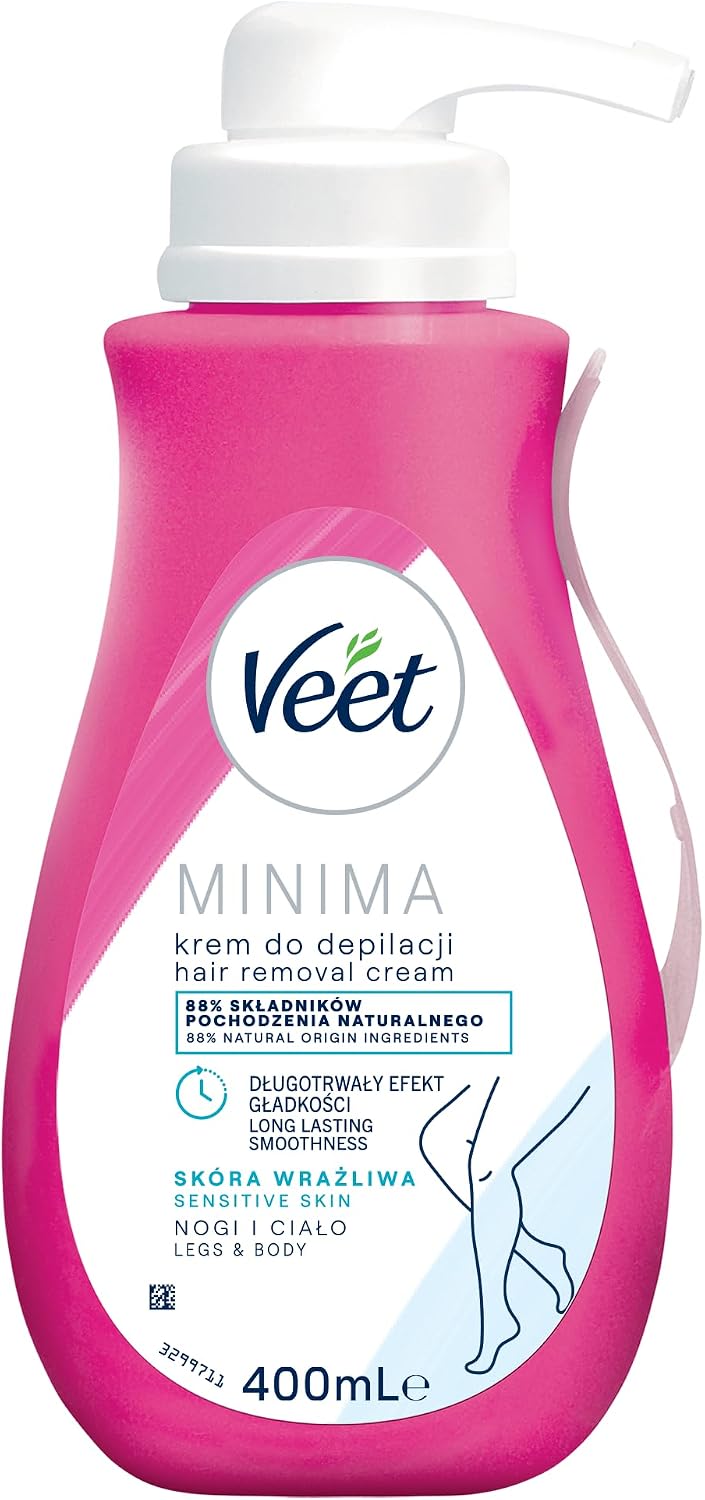 crema depilatoria per pelli sensibili easy pump 400 ml