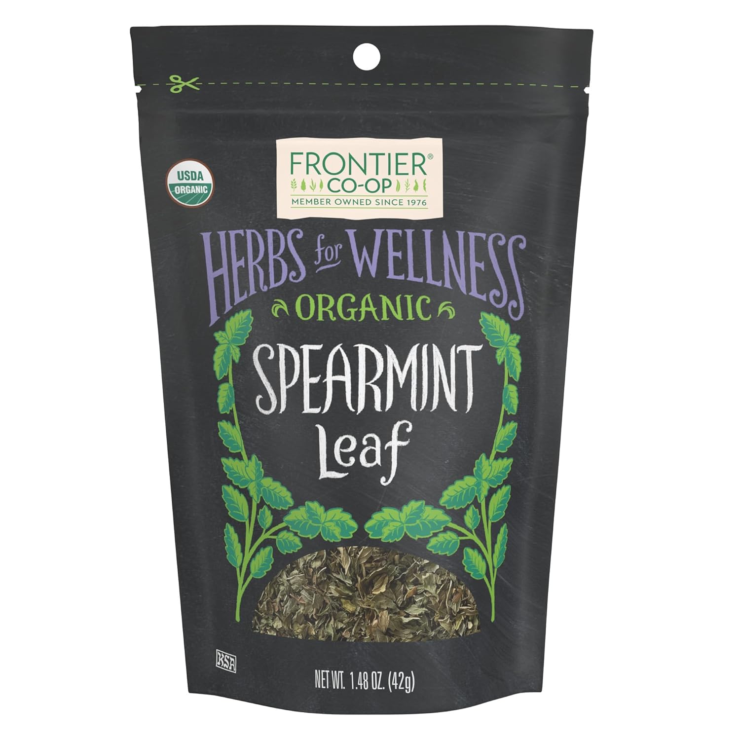 Frontier Co-op Organic Cut and Sifted Spearmint Leaf 1.48oz
