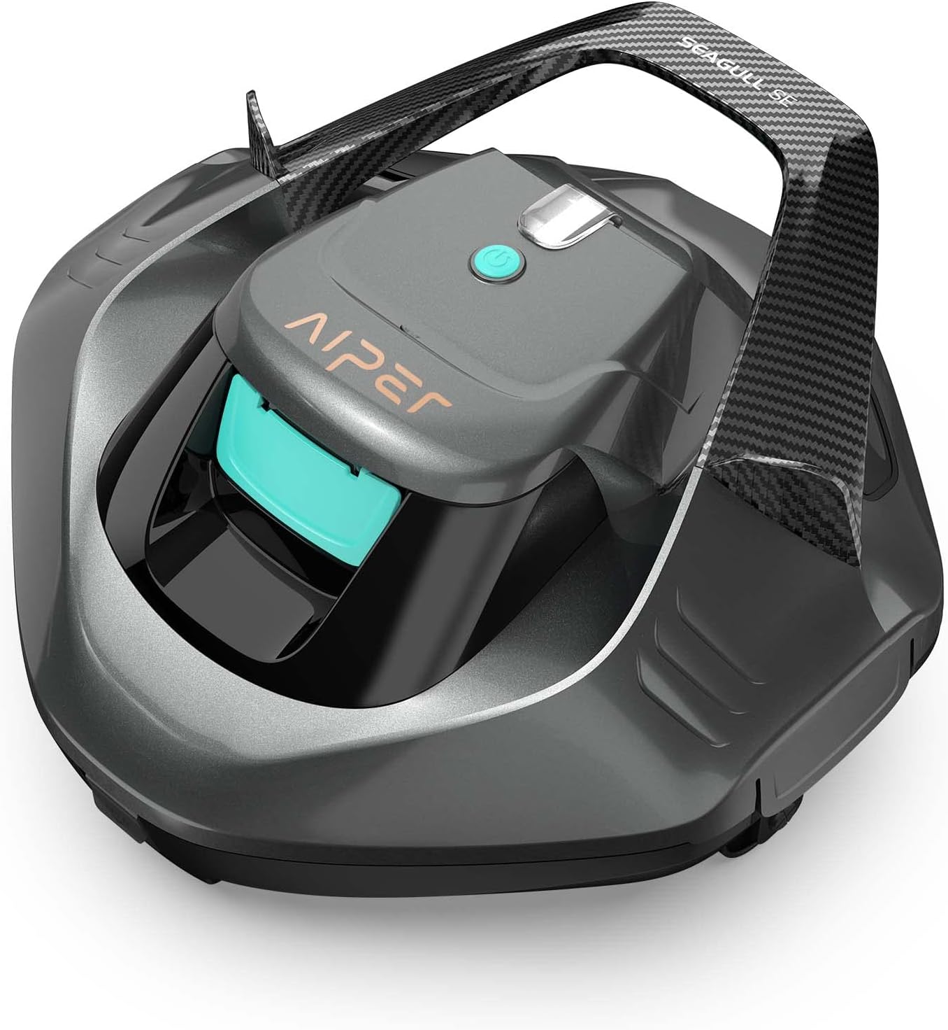 AIPER Cordless Robotic Pool Cleaner, Pool Vacuum Lasts 90 Mins, LED Indicator, Self-Parking, Ideal for Above-Ground Flat Pool up to 860 sq.ft.