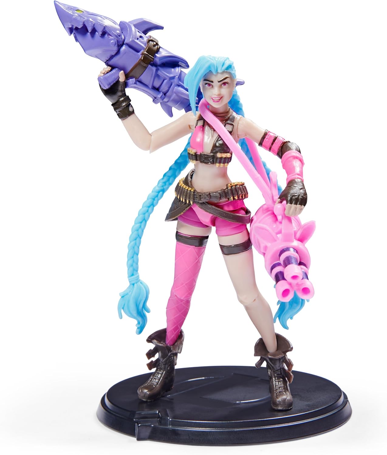 Official 4-Inch Jinx Collectible Figure with Premium Details and 2 Accessories, The Champion Collection, Collector Grade, Ages 12 and Up