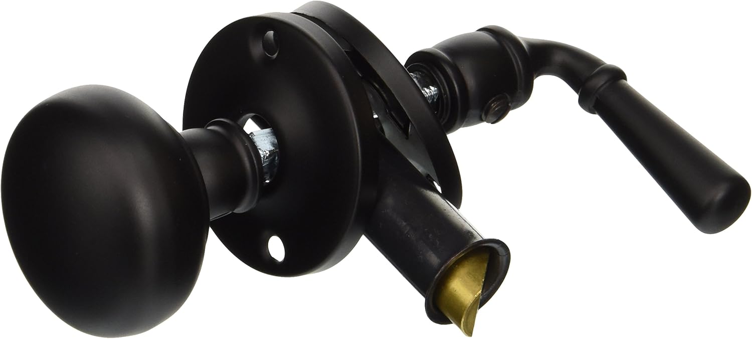 Deltana SDL980U19 Storm Door Latch with A Round Rose 7/8-Inch to 1-3/8-Inch Door Thickness