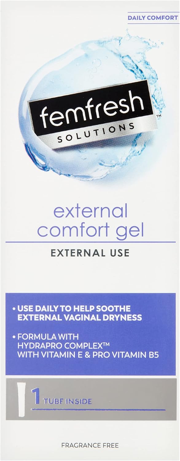 Femfresh Solutions External Comfort Gel, Relieves External Vaginal Dryness, 42.5g Tube