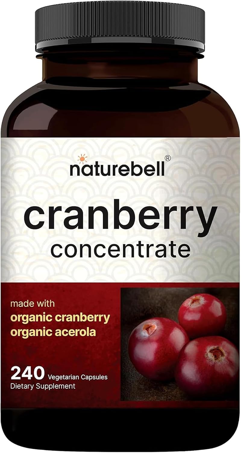 NatureBell Cranberry Concentrate, 240 Capsules