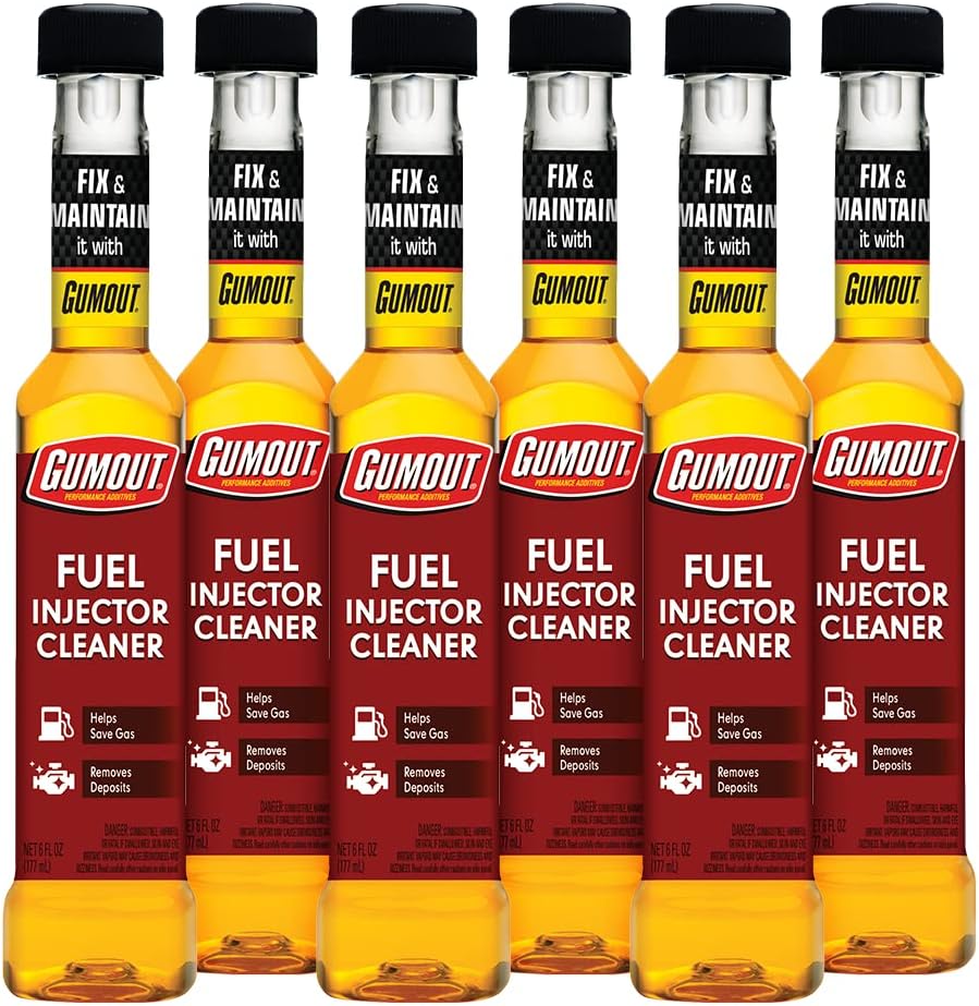 Gumout 510019-6PK Fuel Injector Cleaner, 6 oz. (Pack of 6)