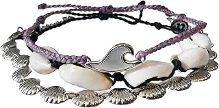 Pura Vida Bracelets Pack Dark Knotted Wave Chain Bracelet Stack - Set of 3 Stackable Bracelets for Women, Summer Accessories & Cute Bracelets - 1 Chain Bracelet & 2 String Bracelets