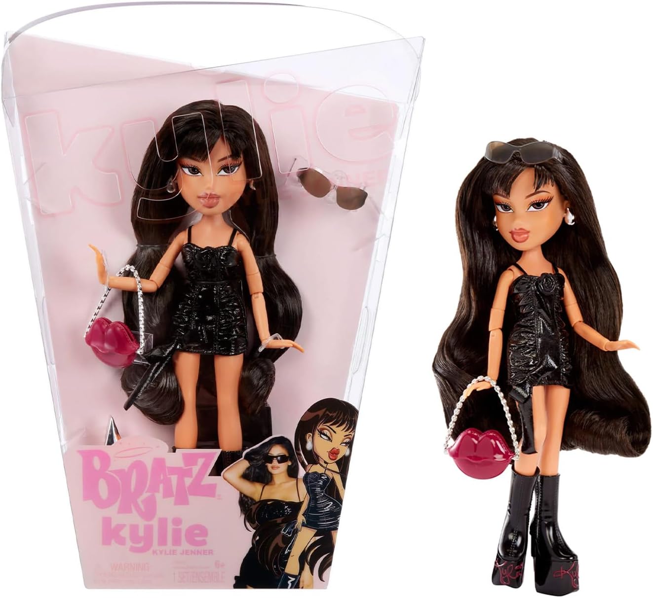 Bratz x Kylie Jenner - Day Fashion Doll - Collectible Doll with Daytime Outfit, Accessories and Poster - For Kids and Collectors Ages 6+ Years