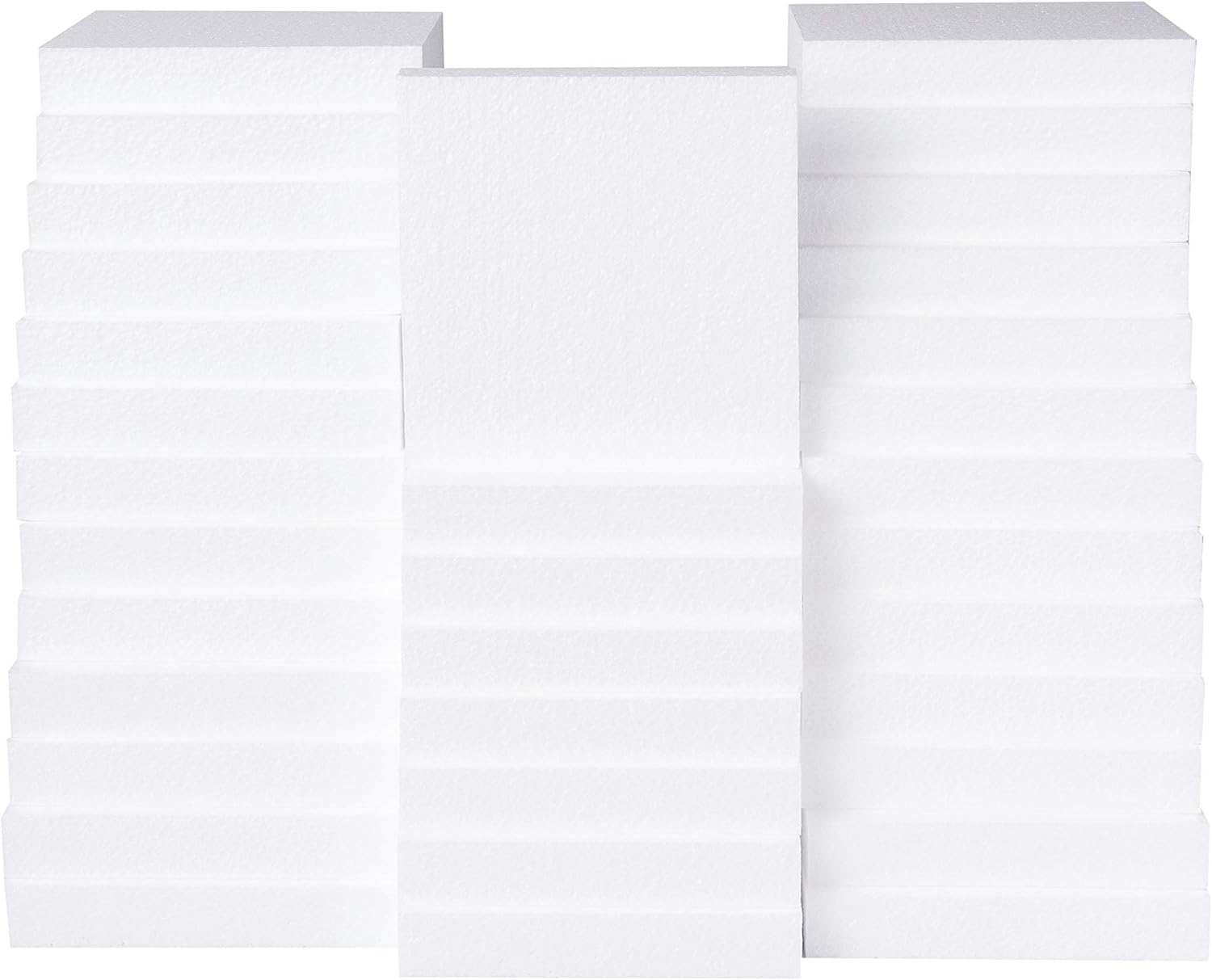 Silverlake 6x6x1 Craft Foam Squares for Styrofoam Board Projects (34-Pack)