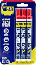 WD-40 Original Formula- Precision Pen On-The-Go, Lubrication with Pin-Point Precision, Controlled Flow. Portable, Easy to Hold, Easy to Store, Ideal for Small and Tights Spaces, 0.3 fl oz [3-Pack]