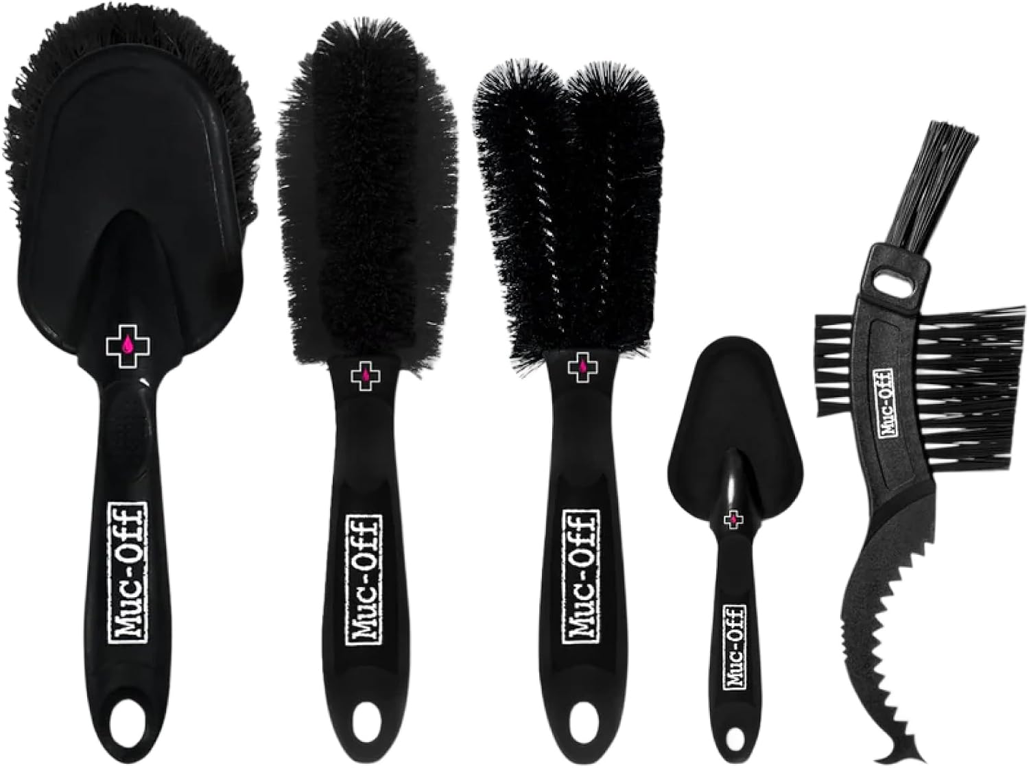 Muc-Off Premium Brush Set, Bike Cleaning Brushes - 5 Brushes